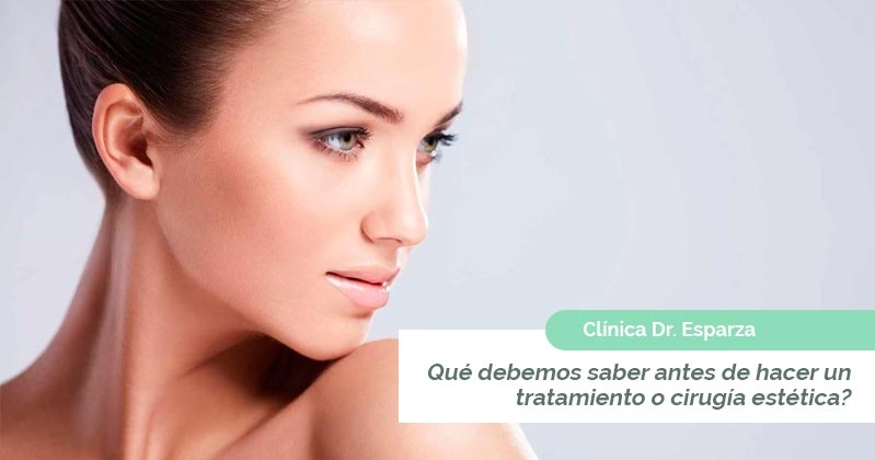 Recomendaciones antes de realizar un tratamiento de cirugía estética
