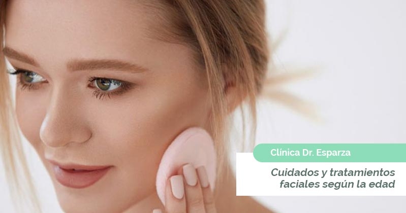 Cuidados y tratamientos faciales según la edad