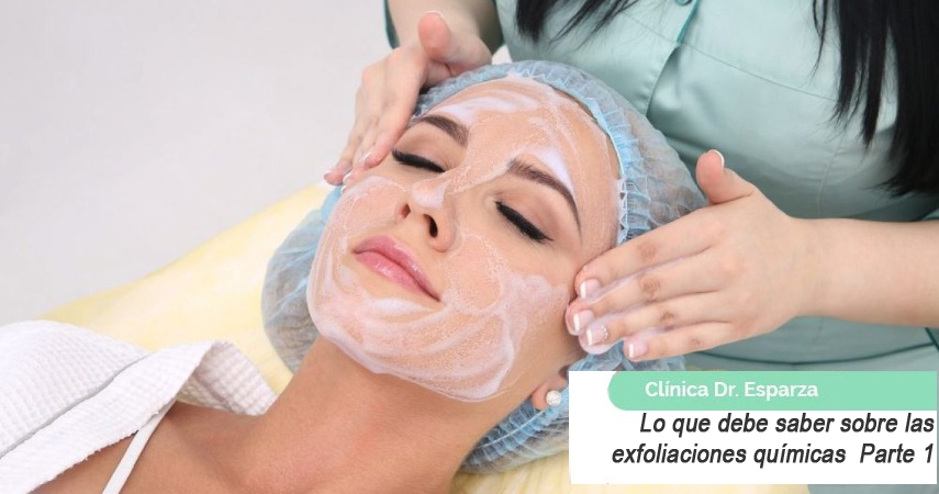 exfoliación de mujer