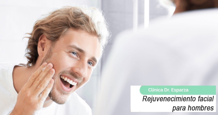 Rejuvenecimiento facial para hombres