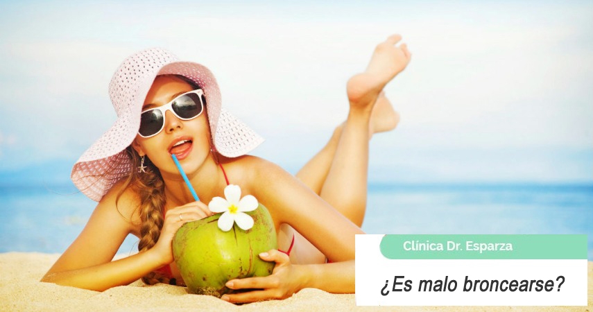 Es malo broncearse